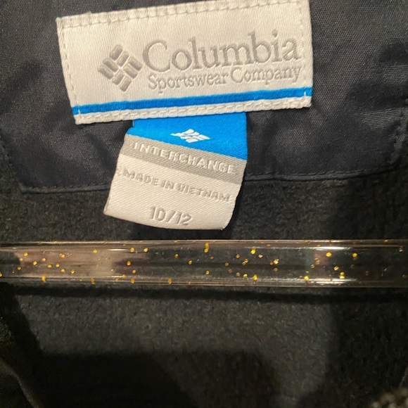 Columbia Bugaboo fleece interchange full zip up jacket black size 10-12 youth - Picture 5 of 6